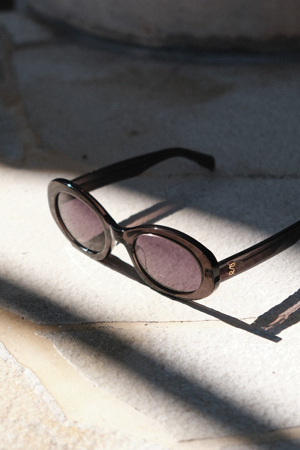 ORBIT SUNGLASSES / CHARCOAL ACETATE [20%OFF]