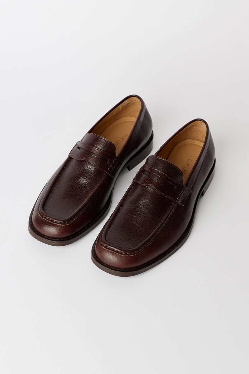 LIGHT LOAFER / TRUE DYED BLACK LEATHER