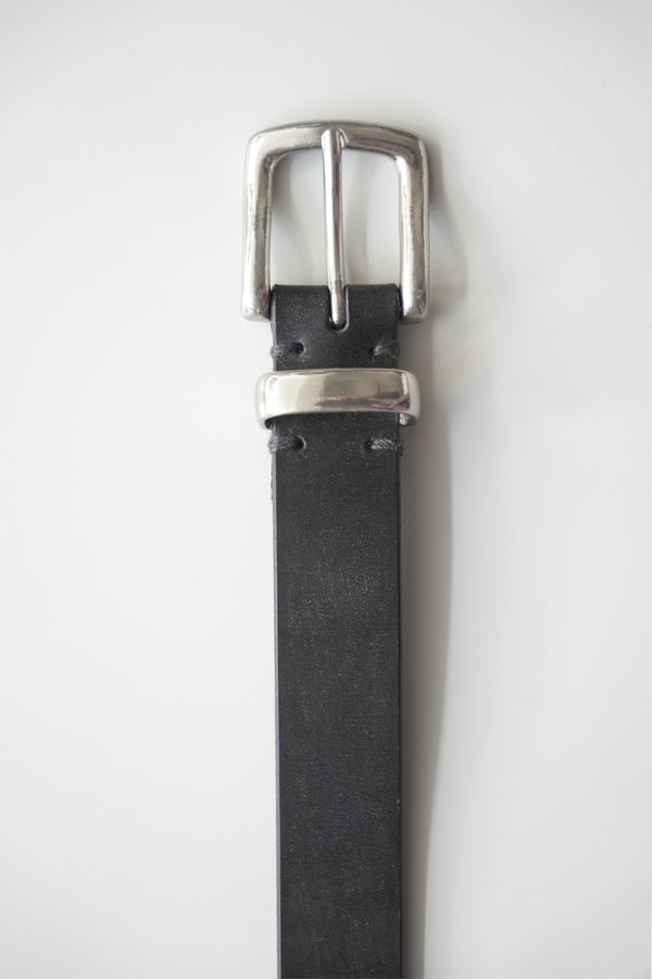WESTERN BELT BRIDLE LEATHER / BLACK