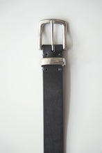 Load image into Gallery viewer, WESTERN BELT BRIDLE LEATHER / BLACK