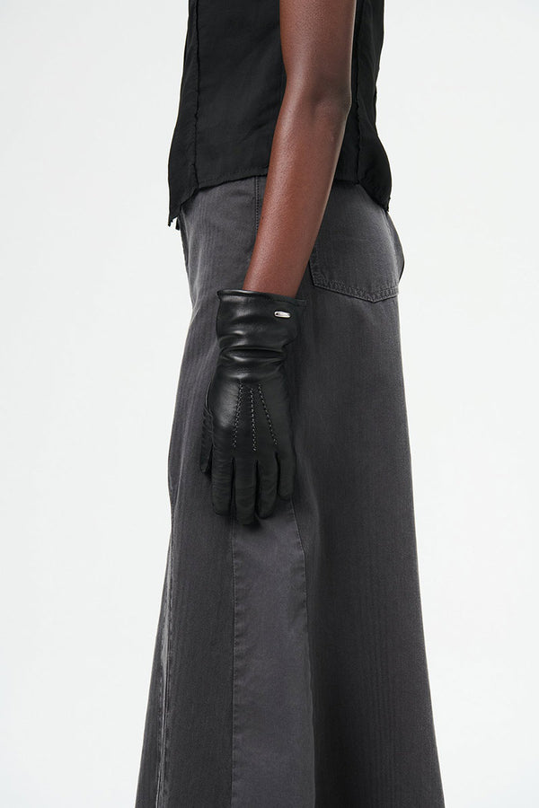 HER GLOVES / BLACK LEATHER