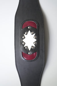 GIRDLE BELT / SLOW BLACK ARID BULL HIDE
