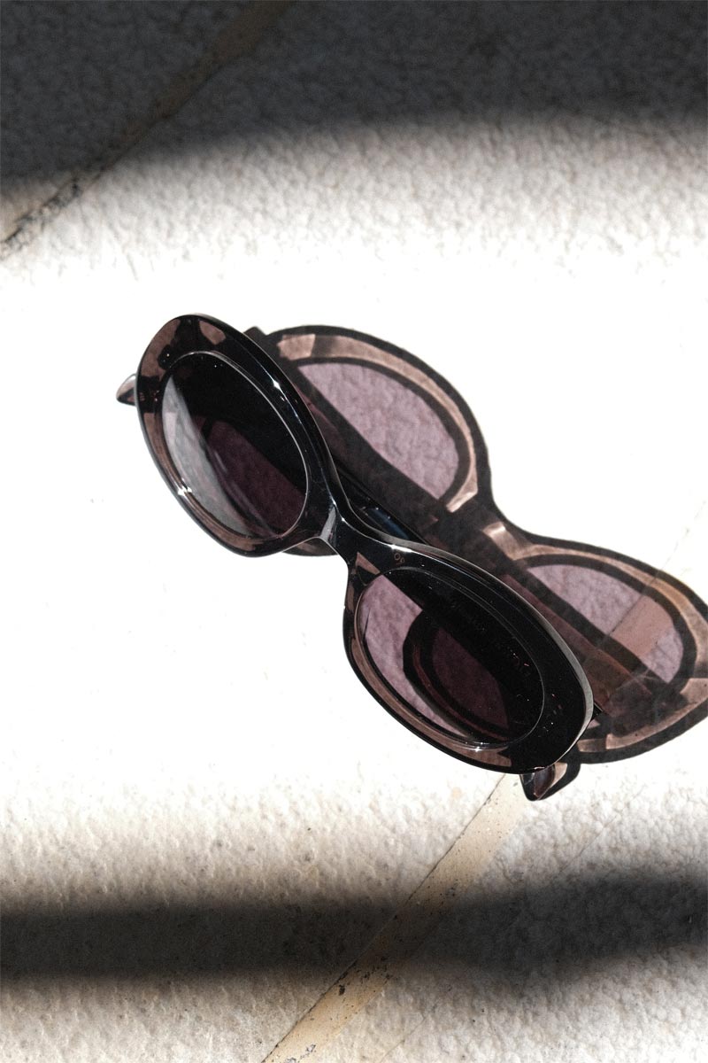 ORBIT SUNGLASSES / CHARCOAL ACETATE [20%OFF]