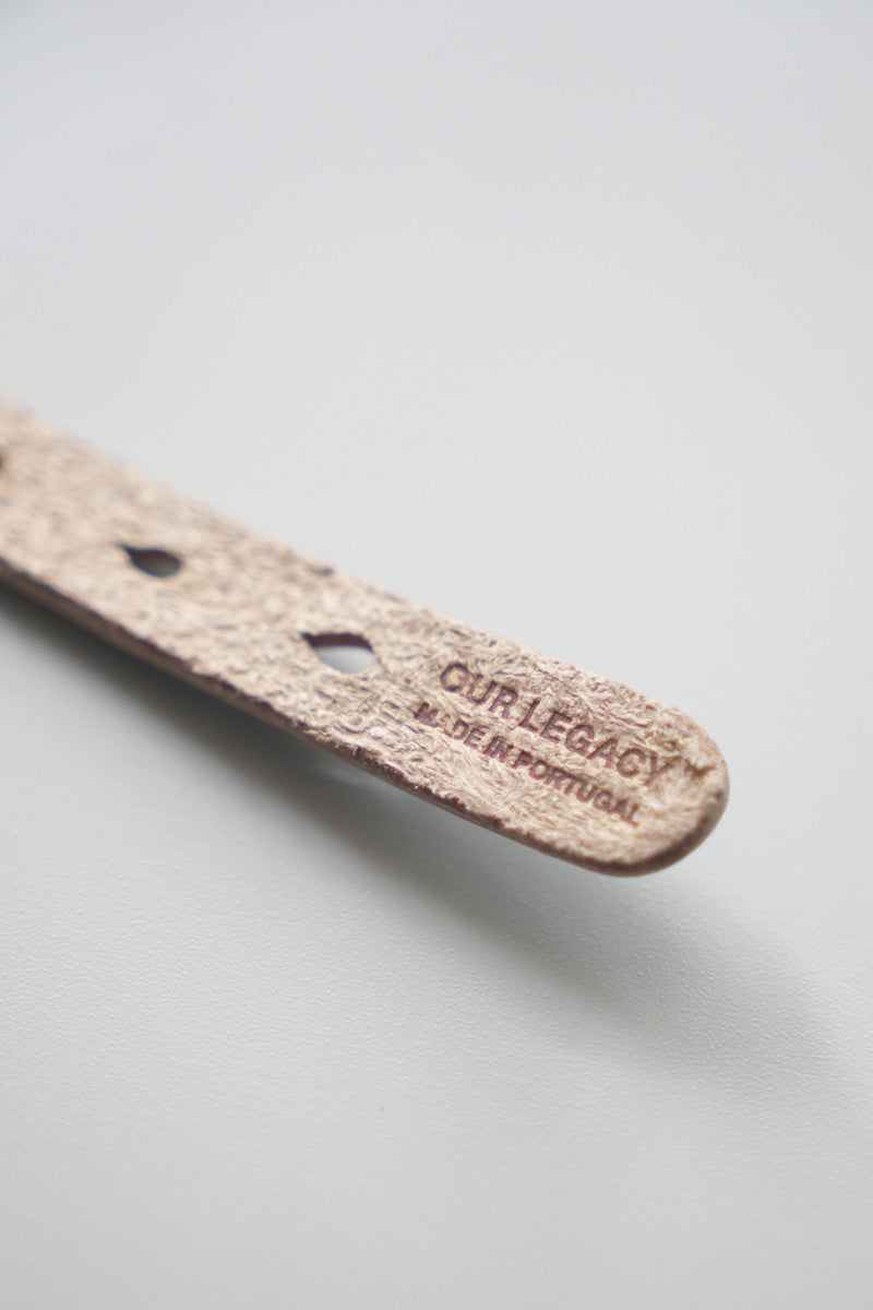 FLOWER BRACELET / DEEP BLACK LEATHER