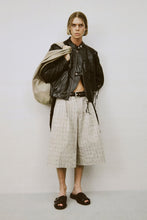 Load image into Gallery viewer, SPLIT SHORTS / SAGE TRAIL CHECK DRYLINE WEAVE