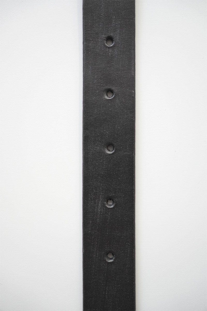 WESTERN BELT BRIDLE LEATHER / BLACK