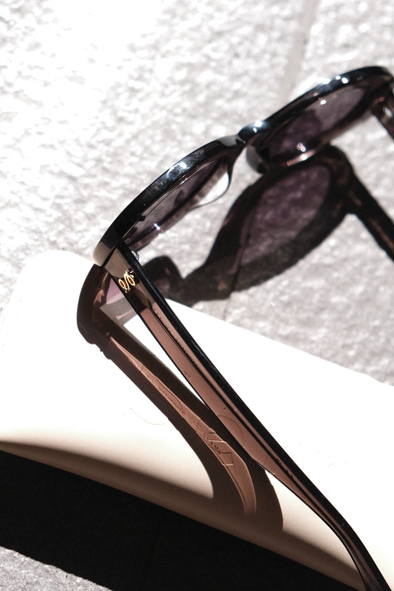 ORBIT SUNGLASSES / CHARCOAL ACETATE [20%OFF]