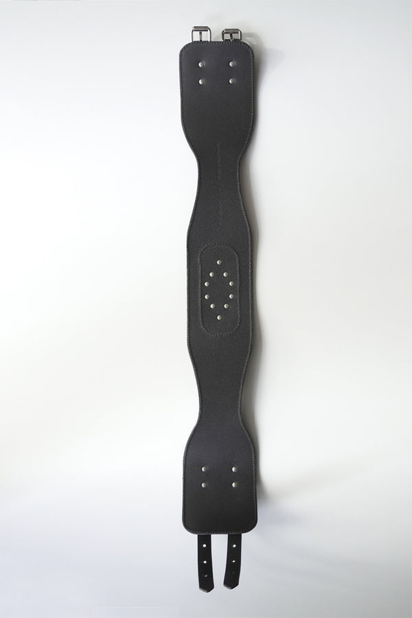 GIRDLE BELT / SLOW BLACK ARID BULL HIDE