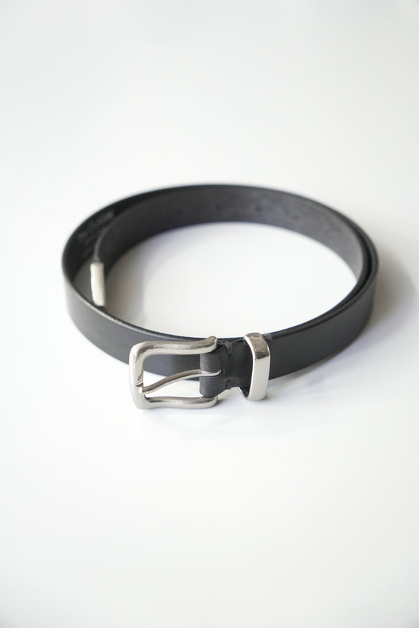 WESTERN BELT BRIDLE LEATHER / BLACK