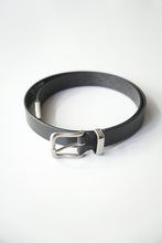 Load image into Gallery viewer, WESTERN BELT BRIDLE LEATHER / BLACK