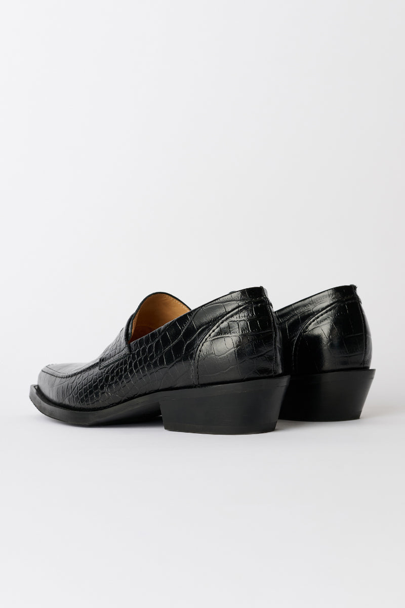 LIGHT LOAFER / TRUE DYED BLACK LEATHER