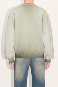 BUBBLE CREWNECK / GREEN FADE