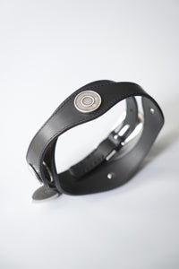 WAVE BELT / SLOW BLACK ARID BULL HIDE