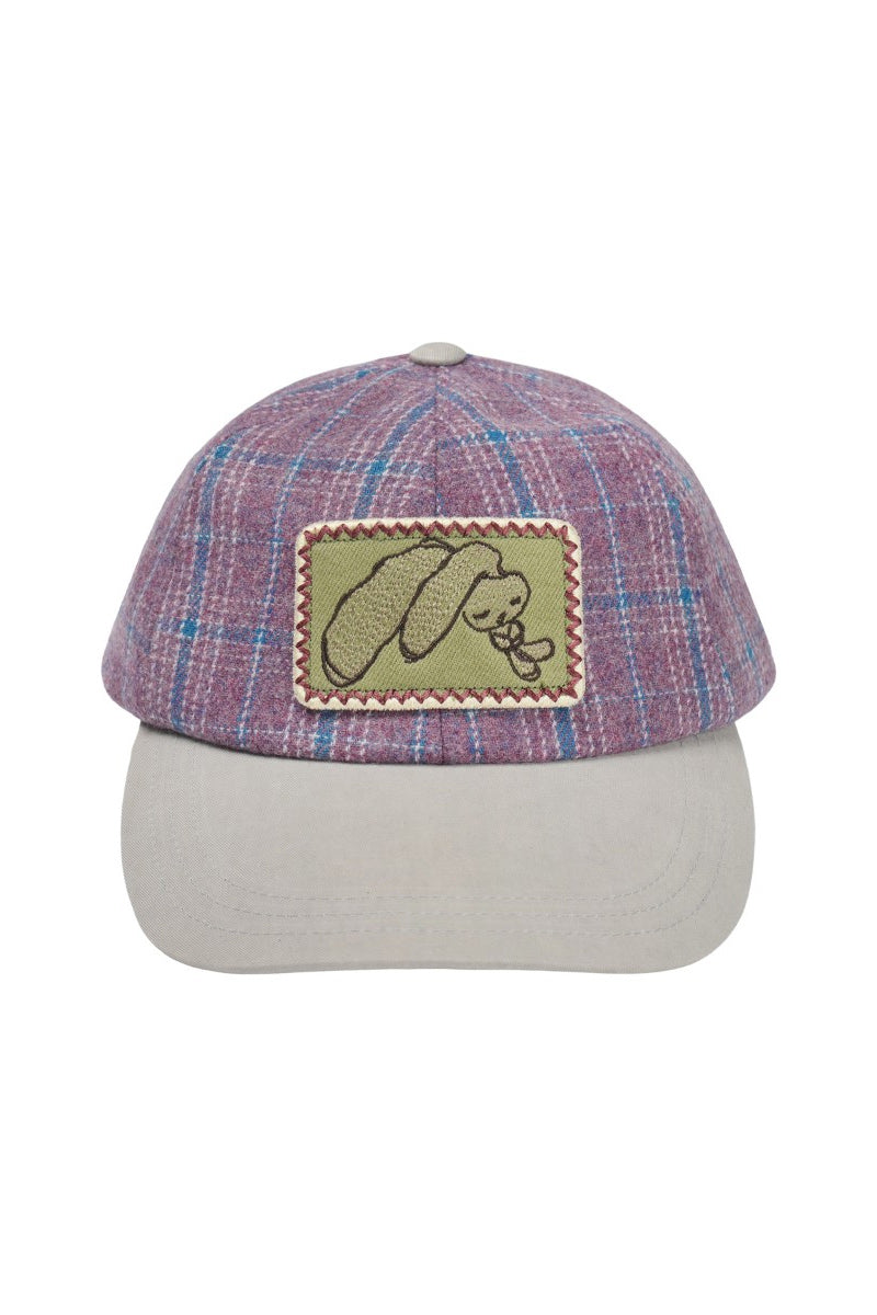 TEJI BUNNY EMBLEM CAP / PURPLE