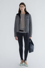 Load image into Gallery viewer, WOMBAT REVERSIBLE DOWN JACKET / BLACK