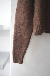 HASTA LUEGO ZIP SWEATER / BROWN