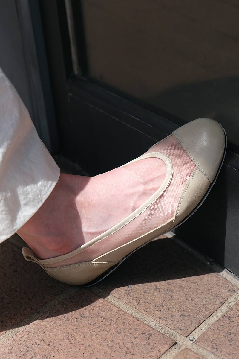 PILI MESH SHOES / BEIGE [20%OFF]