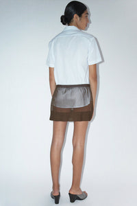 ZUNELA SKIRT / BROWN