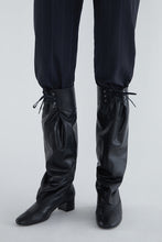 画像をギャラリービューアに読み込む, VICTORIA LEATHER LONG BOOTS / BLACK