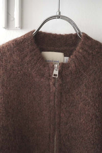 HASTA LUEGO ZIP SWEATER / BROWN
