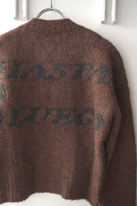 HASTA LUEGO ZIP SWEATER / BROWN