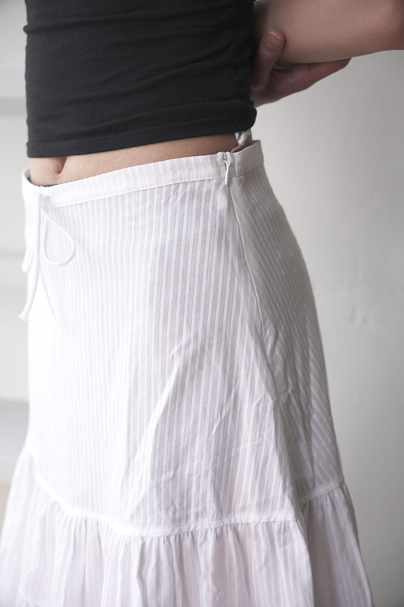 LONG ETOILE SKIRT / WHITE [20% OFF]