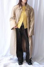 画像をギャラリービューアに読み込む, SHEER NYLON PATTED LONG COAT / BEIGE