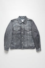 Load image into Gallery viewer, BOLD DENIM JACKET / GREY FLOCK