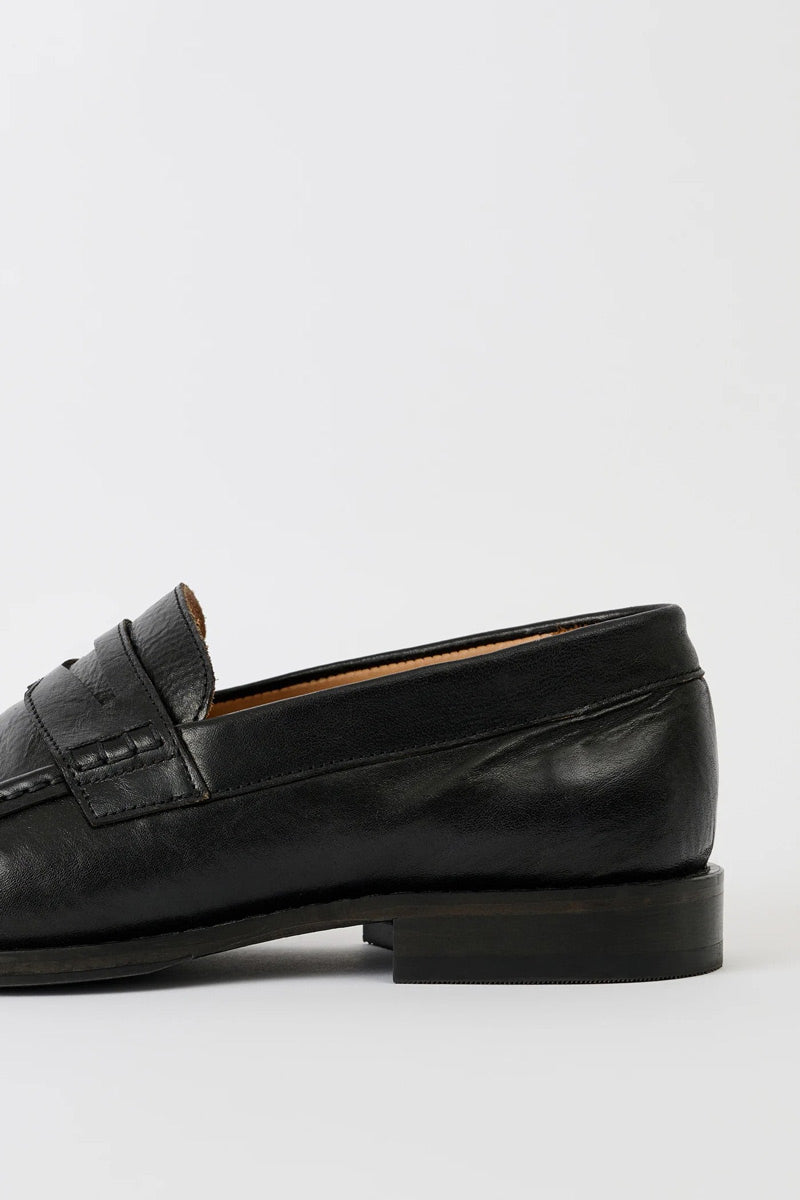 LIGHT LOAFER / TRUE DYED BLACK LEATHER
