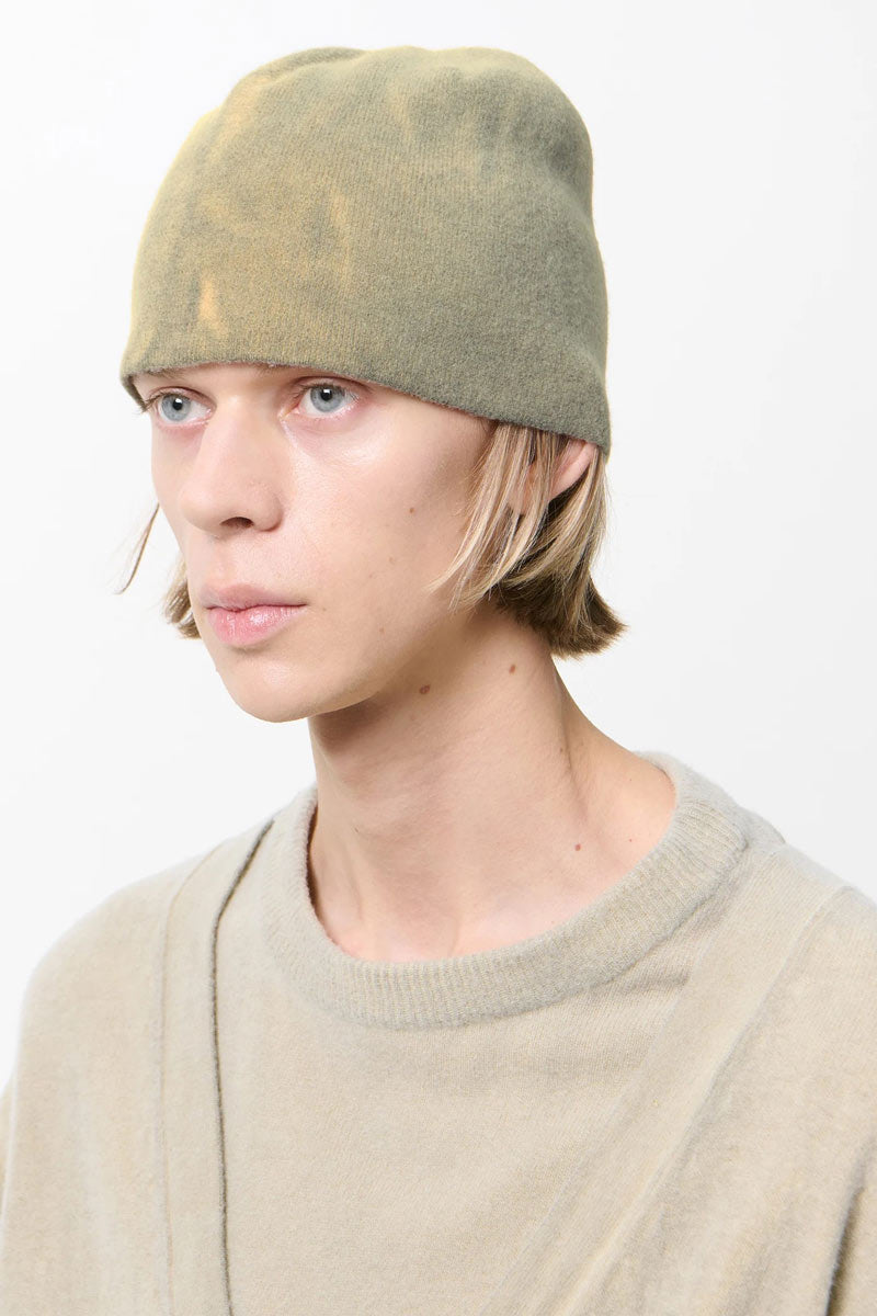 BEANIE / MOSS SPRAY DYE CHERUB WOOL