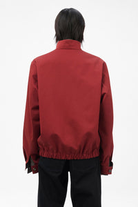 CASINO JACKET / PROFOUND RED MEGATWIST TWILL