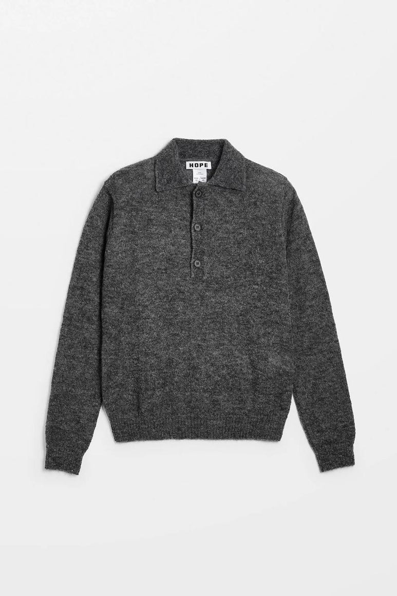 PROPER SWEATER / GREY ALPACA