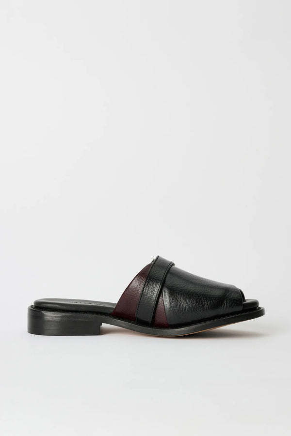 GINZA SANDAL / DEEP BLACK LEATHER