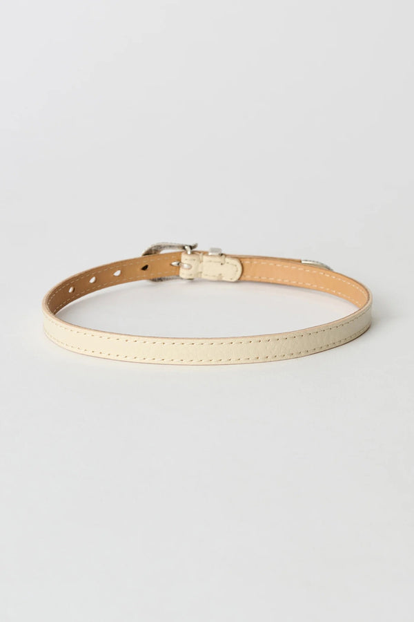 COWBOY WRAP AROUND / DEEP ECRU LEATHER