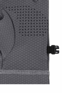 ANDIE BASE LAYER GLOVES / GREY/DARK RED