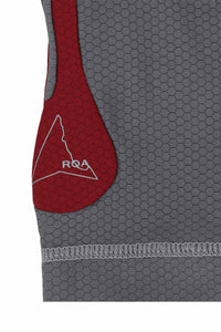 ANDIE BASE LAYER GLOVES / GREY/DARK RED