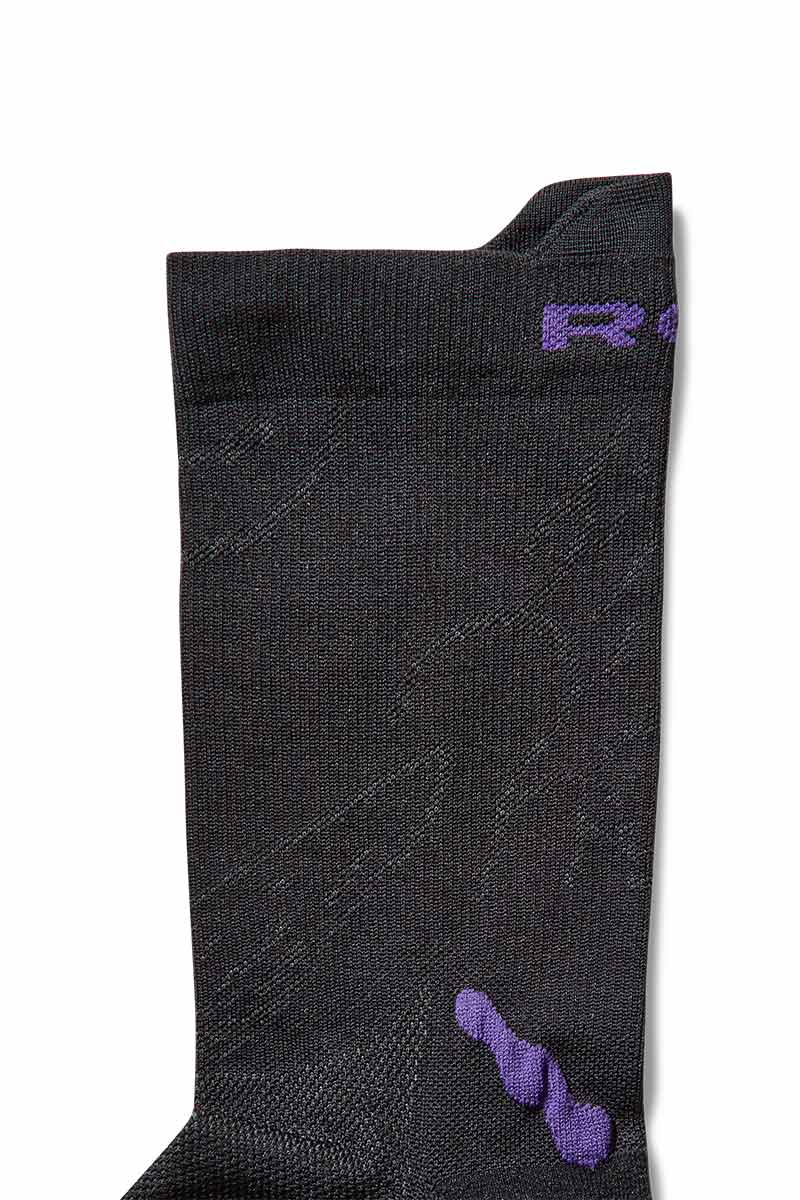RYLI Q-SKIN® 테크니컬 크루 삭스 / BLACK