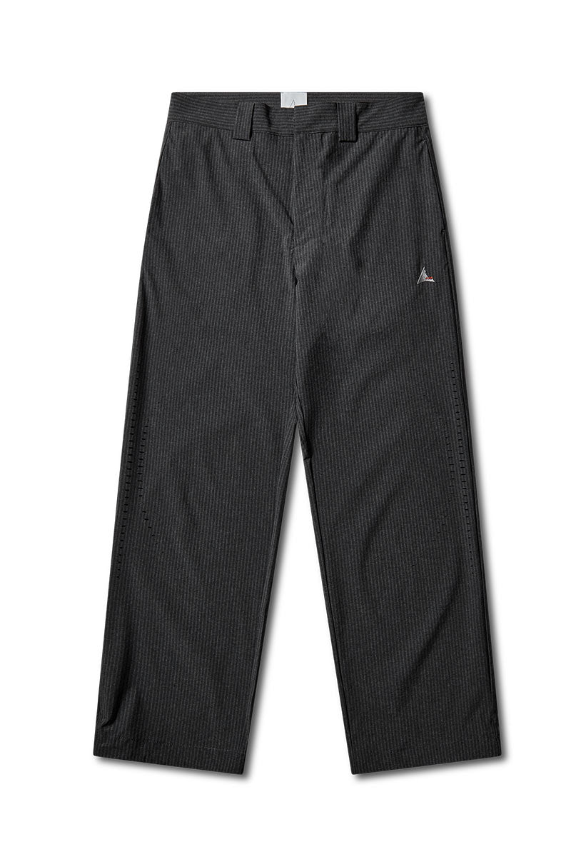 NUMB PINSTRIPED PACKABLE PANTS / BLACK