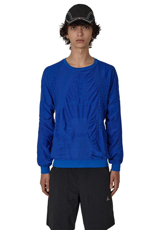 WAMA 3D SEAMLESS LONG SLEEVE / BLUE