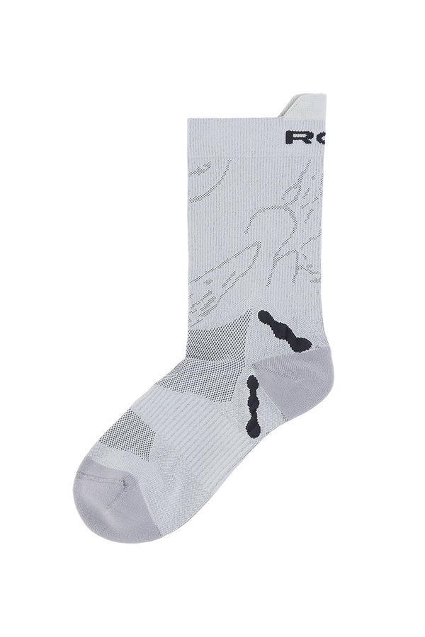 RYLI Q-SKIN® TECHNICAL CREW SOCKS / WHITE