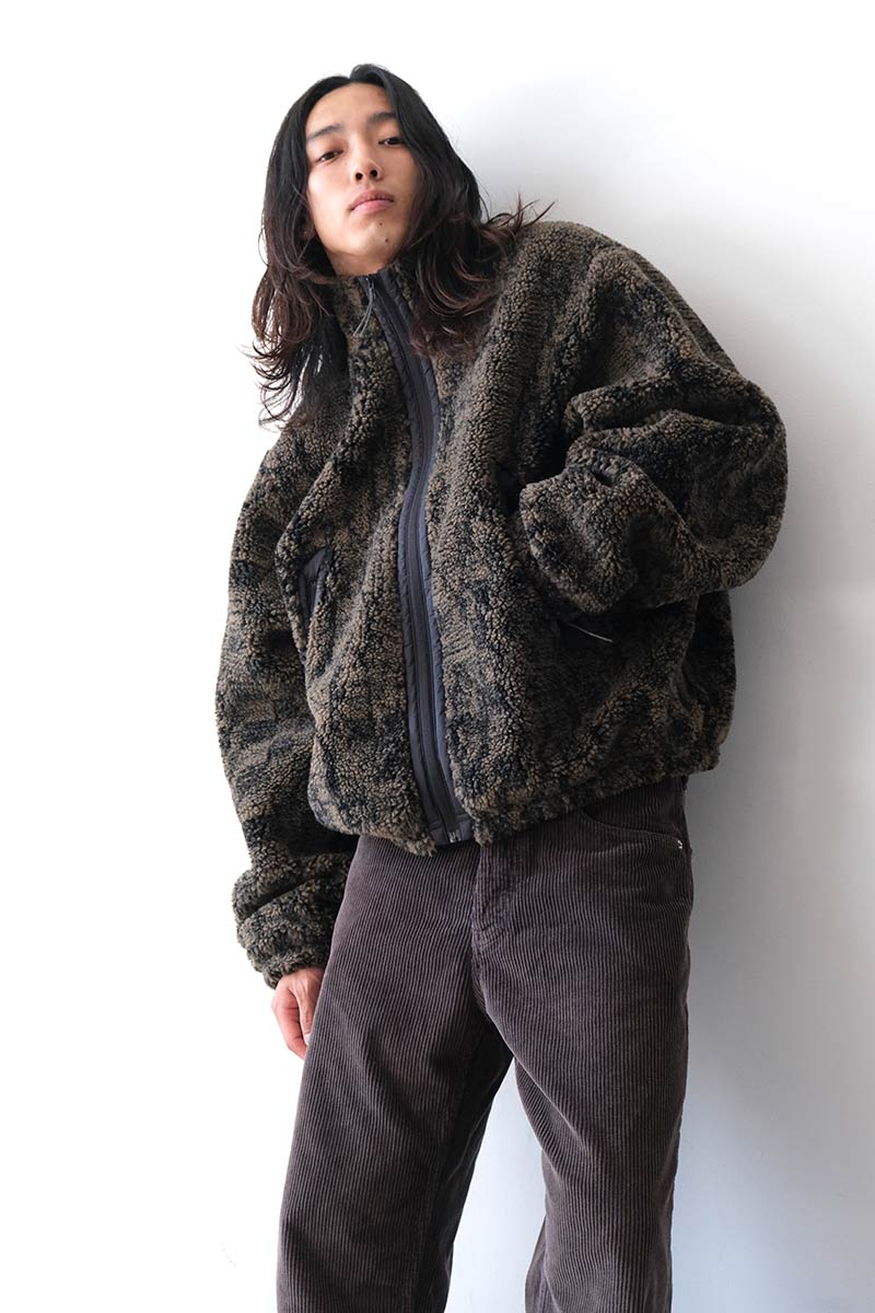 EWE FURRY JACKET / OLIVE [20%OFF]