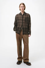 画像をギャラリービューアに読み込む, ABOVE SHIRT / PENUMBRA CHECK SHEERCOAT LINEN [予約商品]