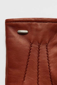 HIS GLOVES / AMBER BROWN NAPPA