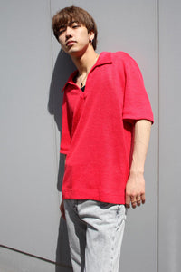 MATE SHIRT / RED LINEN