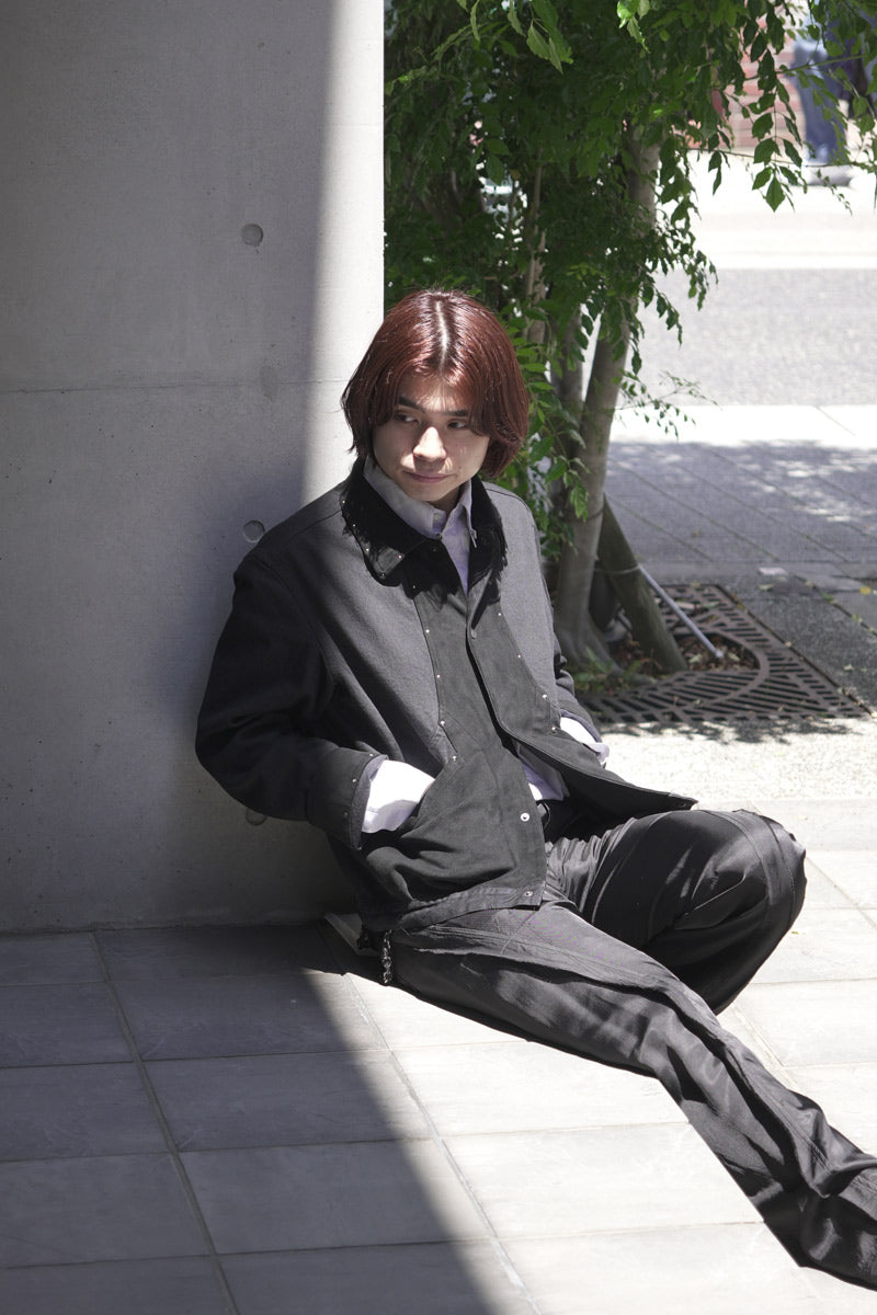 BLACK TWILL SPORTS JACKET .15 / BLACK [STOCK EXCLUSIVE]