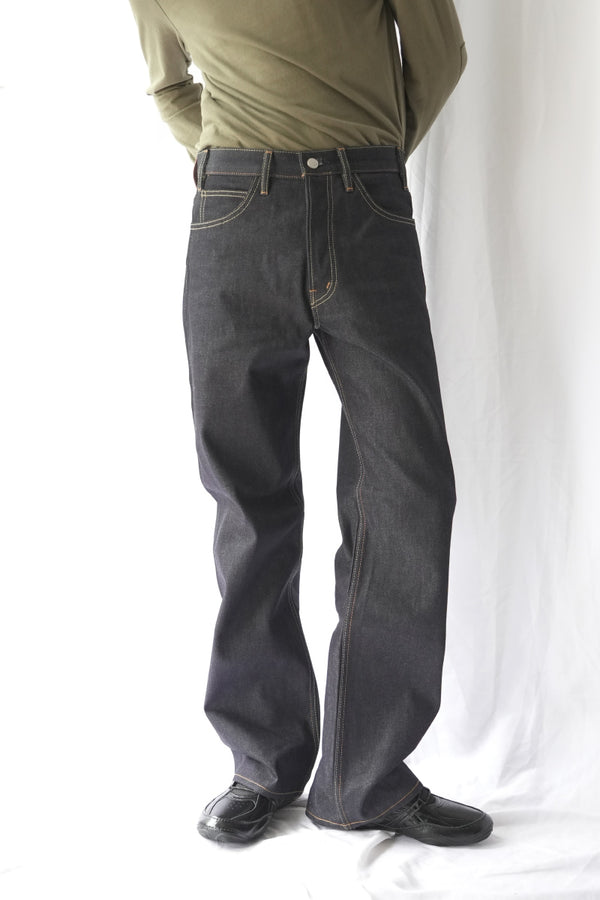 ORDINARY STRAIGHT DENIM PANTS .16 -BRANDO- / RIGID INDIGO