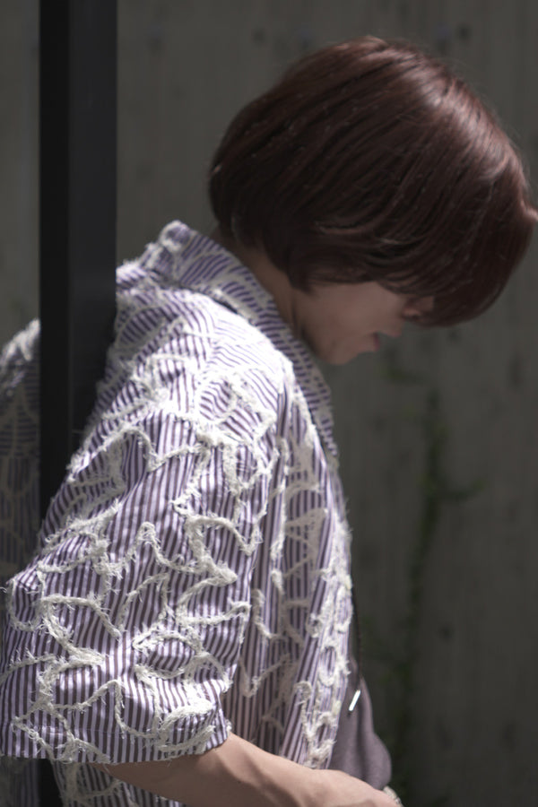 DAYOT SHIRT / BY THE POOL STRIPE