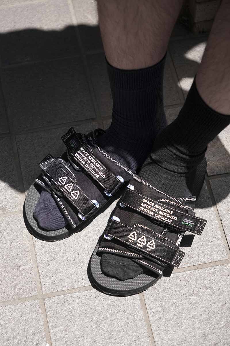SPACE AVAILABLE×SUICOKE | MOTO-ECO 샌들 / BLACK