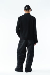 6 PANELS BASEBALL CAP .14 / WASH BLACK