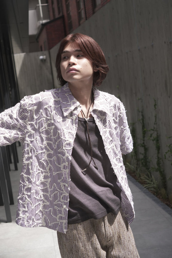 DAYOT SHIRT / BY THE POOL STRIPE